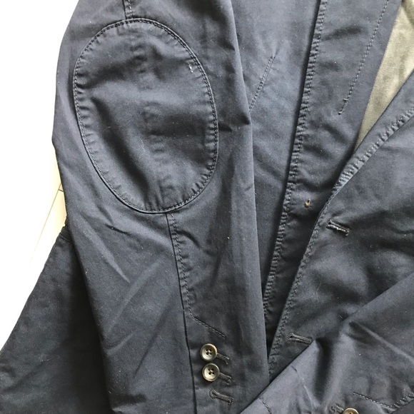 NWOT HUGO BOSS navy cotton sport coat size 40R - Picture 4 of 6